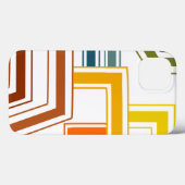 Linien der 70er Jahre Case-Mate iPhone Hülle (Rückseite (Horizontal))