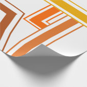 Linien der 70er Jahre Geschenkpapier (Ecke)