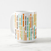 Linien der 70er Jahre Kaffeetasse (Vorderseite Links)