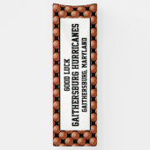 Linien der Basketball-Team-Fahnen-3 des Banner (Vertikal)