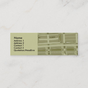 "Linien der Mitteilung II" Abstrakt Mini Visitenkarte