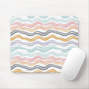Linien der Pastel-Schleife Mousepad