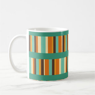 Linien der Streifen Kaffeepause Tasse