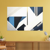 Linien der Unendlichkeit Leinwanddruck (Insitu (Wohnzimmer))