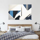 Linien der Unendlichkeit Leinwanddruck (Insitu (Schlafzimmer))