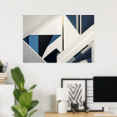 Linien der Unendlichkeit Poster (Heimbüro)