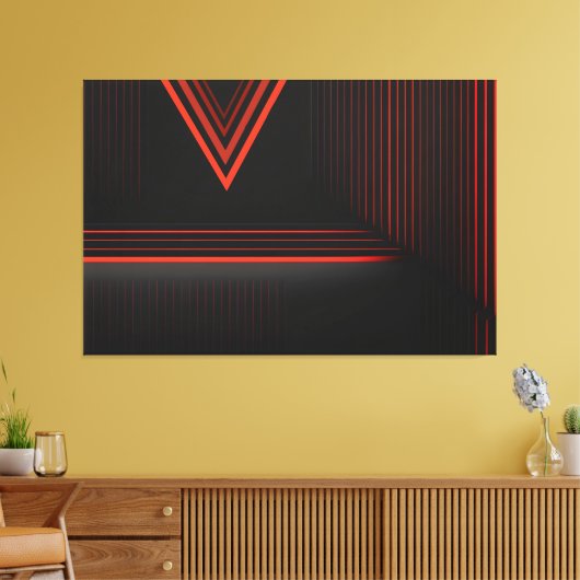 Linien der Zukunft Leinwanddruck (Insitu (Wohnzimmer))