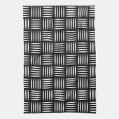 Linien, die Kunst überschneiden Geschirrtuch (Vertikal)