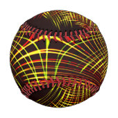 Linien, die sich in der Welle und Lichteffekt wied Baseball (Rückseite)