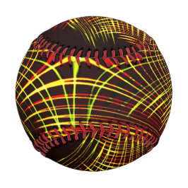 Linien, die sich in der Welle und Lichteffekt wied Baseball