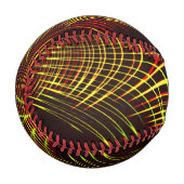 Linien, die sich in der Welle und Lichteffekt wied Baseball (Vorderseite Links)