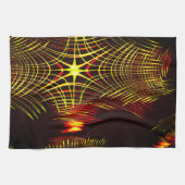 Linien, die sich in der Welle und Lichteffekt wied Geschirrtuch (Horizontal)