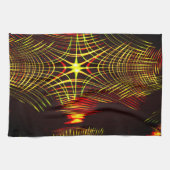 Linien, die sich in der Welle und Lichteffekt wied Geschirrtuch (Horizontal)