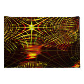 Linien, die sich in der Welle und Lichteffekt wied Kissenbezug (Rückseite-Rechts)