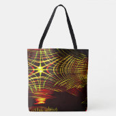 Linien, die sich in der Welle und Lichteffekt wied Tasche (Vorderseite)