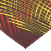 Linien, die sich in der Welle und Lichteffekt wied Tischdecke (Schrägansicht)