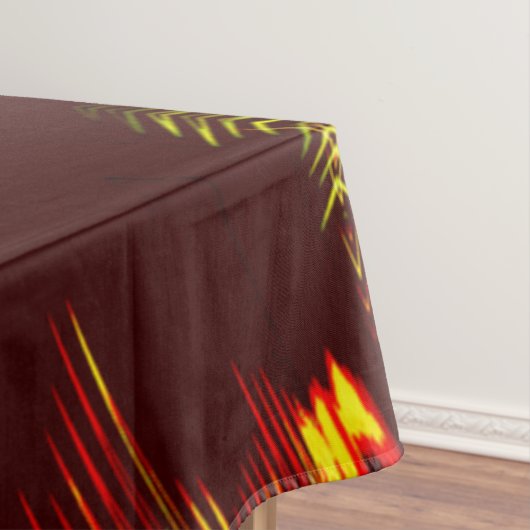 Linien, die sich in der Welle und Lichteffekt wied Tischdecke (Beispiel)