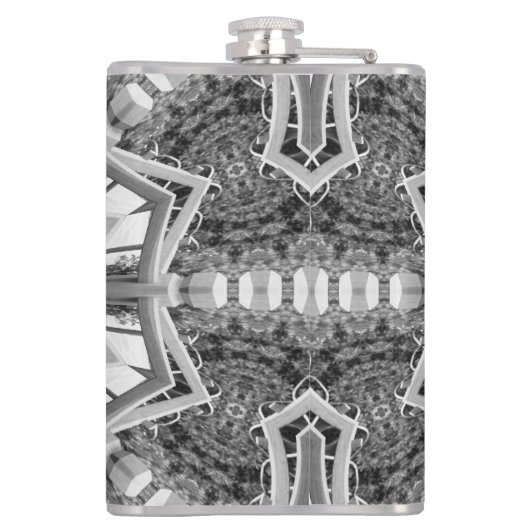 Linien Flachmann (Rückseite)