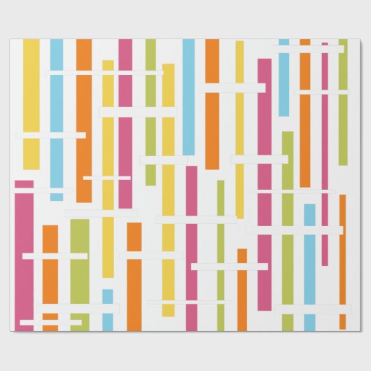 Linien Geschenkpapier (Flach)