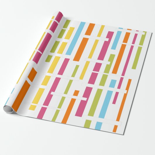 Linien Geschenkpapier (Ungerollt)