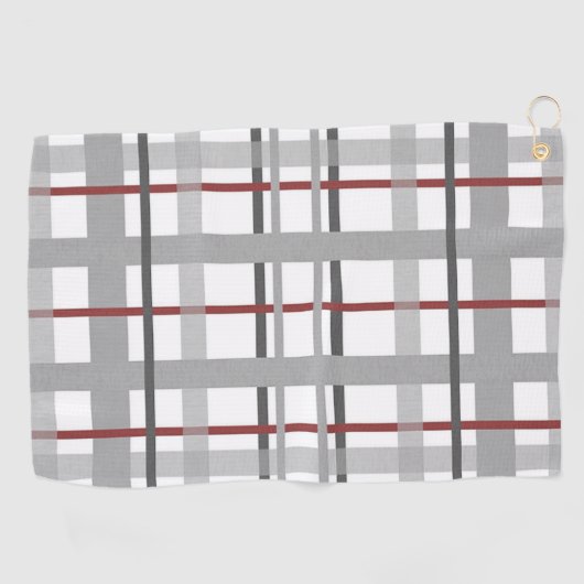 Linien Golfhandtuch (Horizontal)