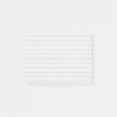 Linien grau post-it klebezettel (Vorderseite)