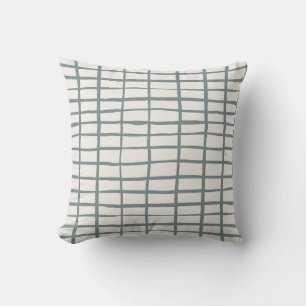 Linien kariert einfache geometrische Minimalist Kissen