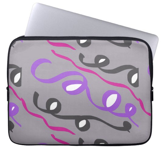 Linien Laptopschutzhülle (Vorderseite)