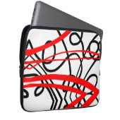 Linien Laptopschutzhülle (Vorne Rechts)