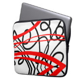 Linien Laptopschutzhülle (Vorderseite Links)
