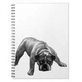 Linien, Listen, Bulldog Notizblock (Vorderseite)