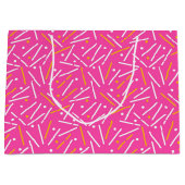 Linien Muster 1 Große Geschenktüte (Vorderseite)