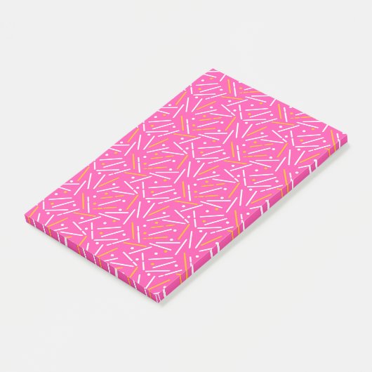 Linien Muster 1 Post-it Klebezettel (angewinkelt)