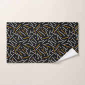 Linien Muster 4 Badhandtuch Set (Handtuch)