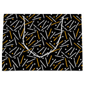 Linien Muster 4 Große Geschenktüte (Vorderseite)