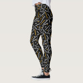 Linien Muster 4 Leggings (Links)