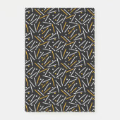 Linien Muster 4 Post-it Klebezettel (Vorderseite)