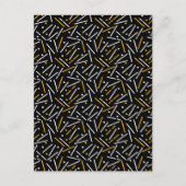 Linien Muster 4 Postkarte (Vorderseite)