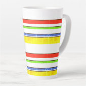 Linien Muster Farben Aluminium Wasserflasche Milchtasse (Rechte Ecke)