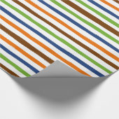 Linien Packpapier (Ecke)