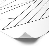 Linien Poster (Ecke)