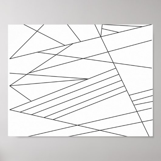 Linien Poster (Vorne)