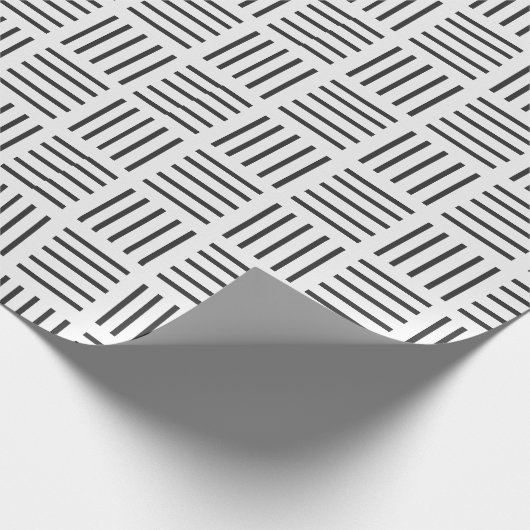 Linien quadriert geschenkpapier (Ecke)