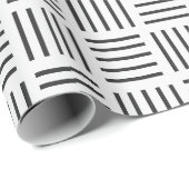 Linien quadriert geschenkpapier (Rolleneckpunkt)