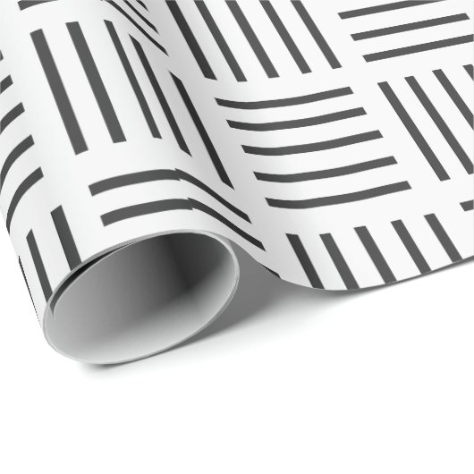 Linien quadriert geschenkpapier (Rolleneckpunkt)