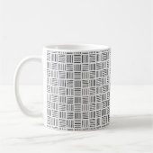 Linien quadriert kaffeetasse (Links)