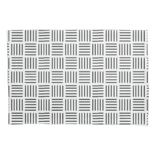Linien quadriert kissenbezug