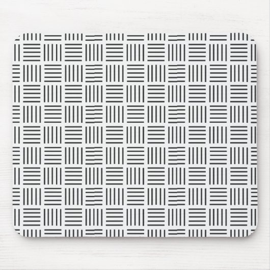 Linien quadriert mousepad (Vorne)