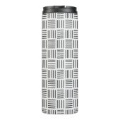 Linien quadriert thermosbecher (Rückseite)