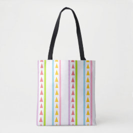 Linien und Dreiecke Tasche